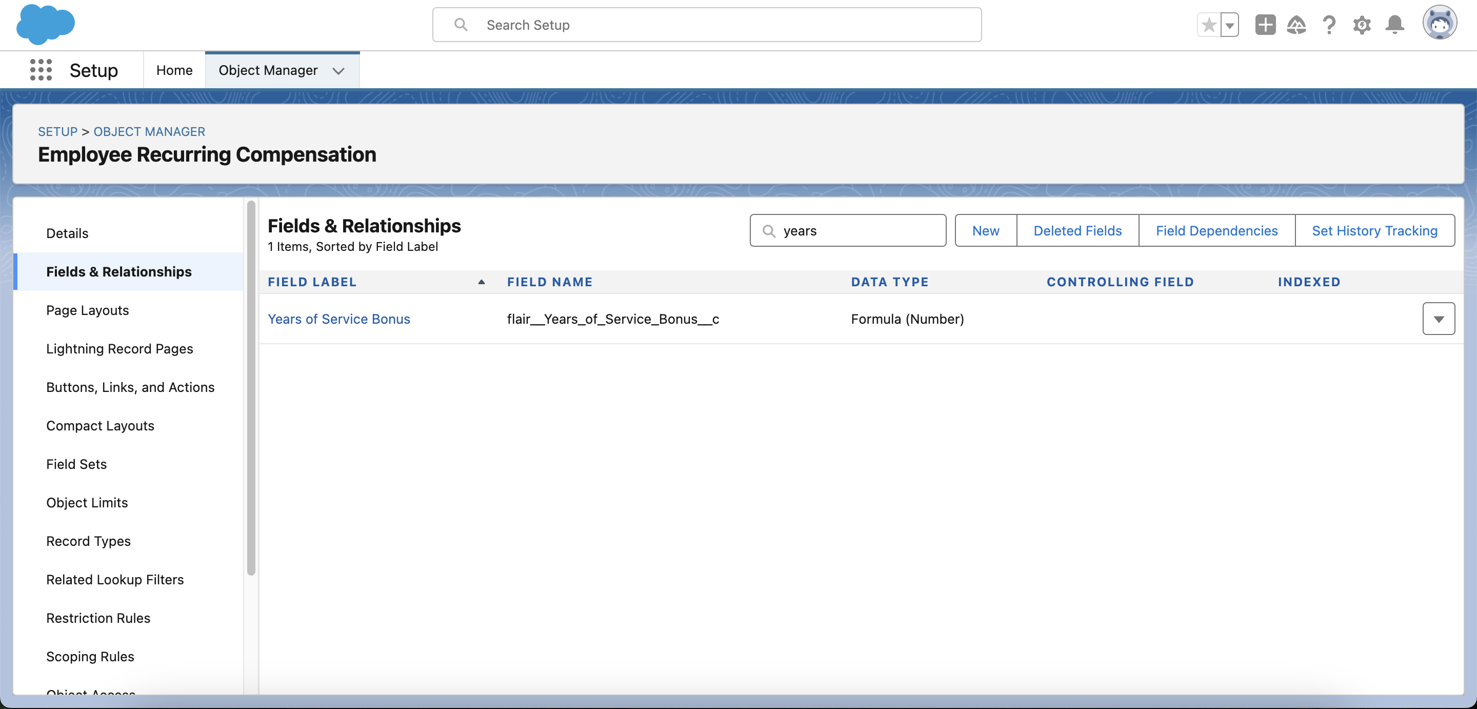 Copy the Field Name of your newly created formula