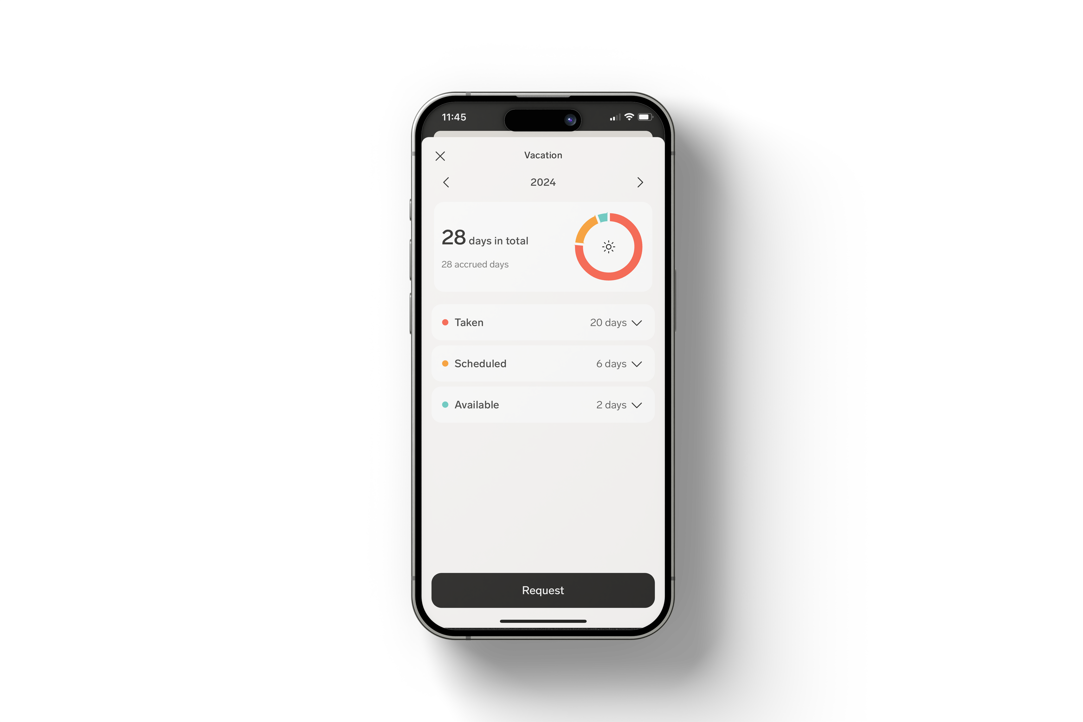 Requesting an absence using the flair mobile app