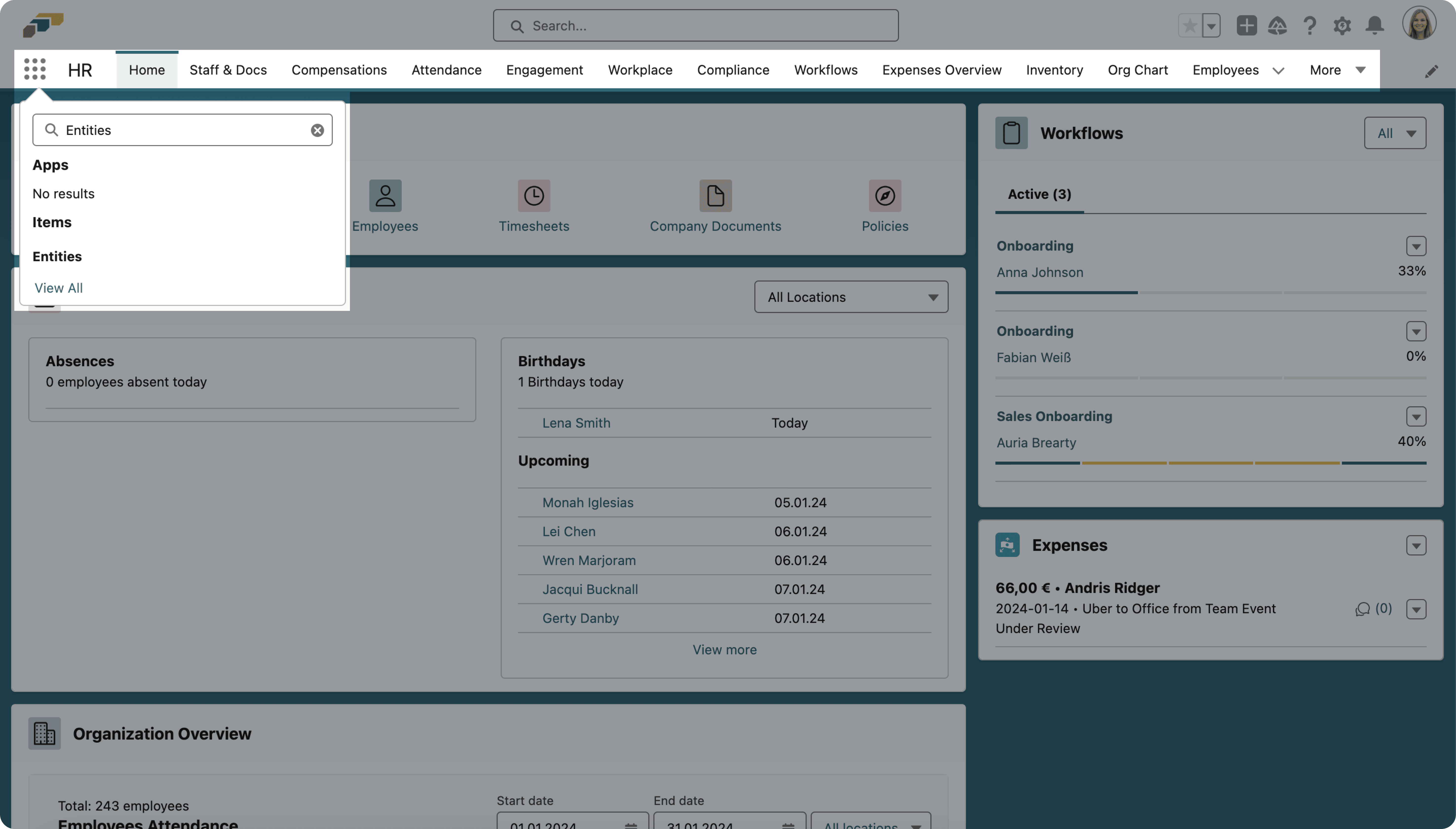 Entities in the Salesforce App Launcher