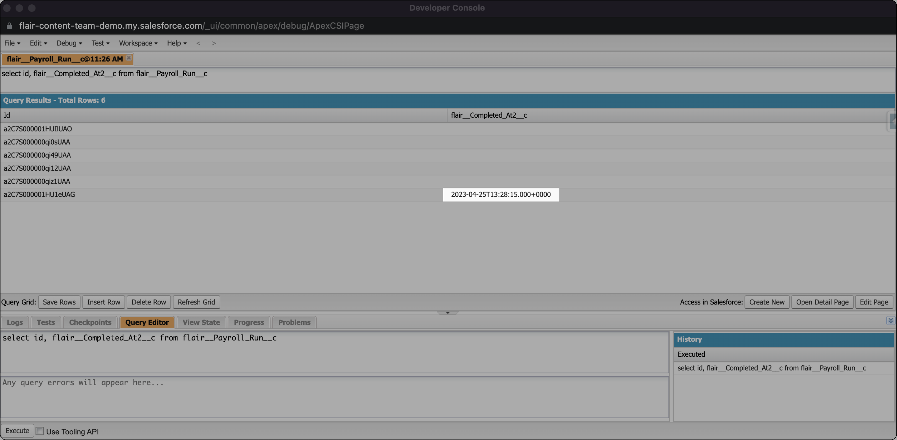 Developer Console Final