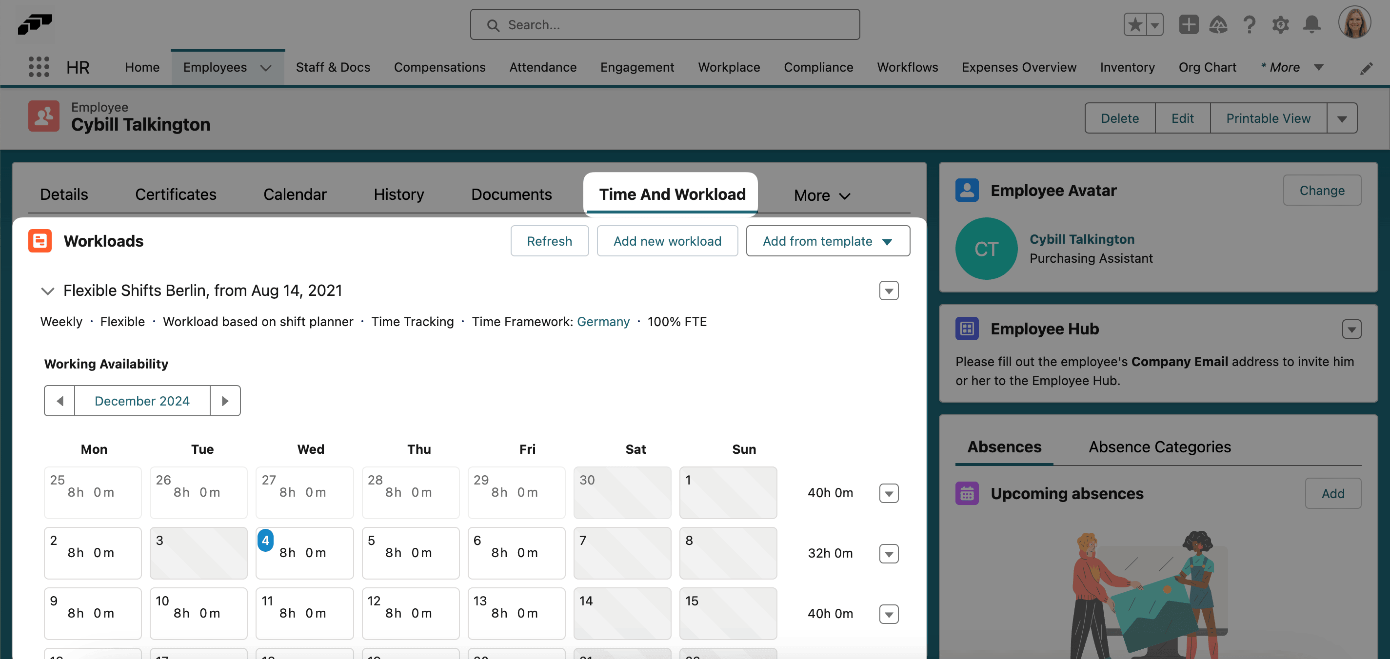 Publish Shifts used to synchronize workload changes