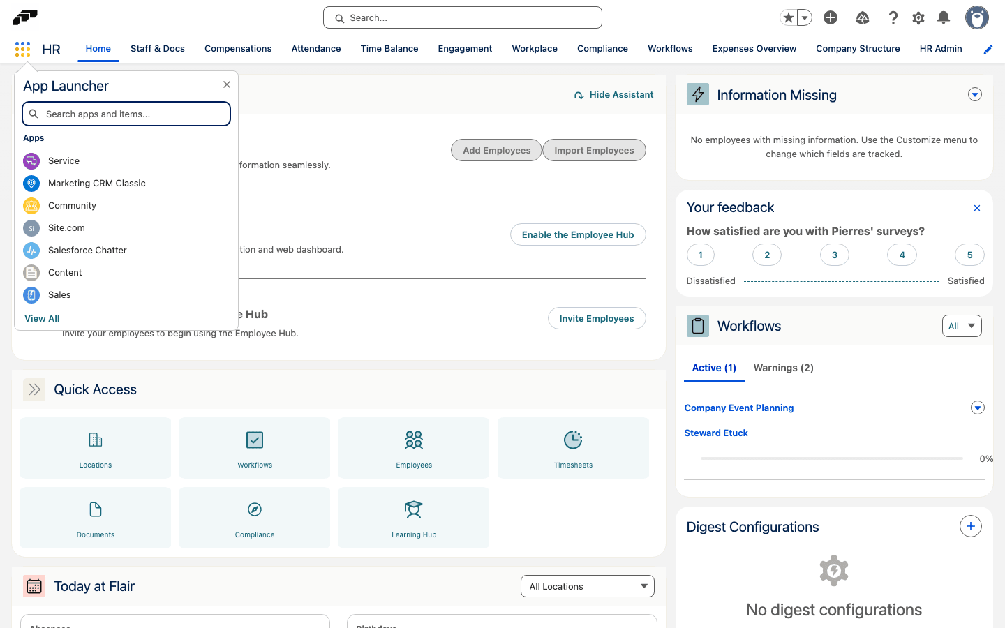 Der App Launcher in Salesforce