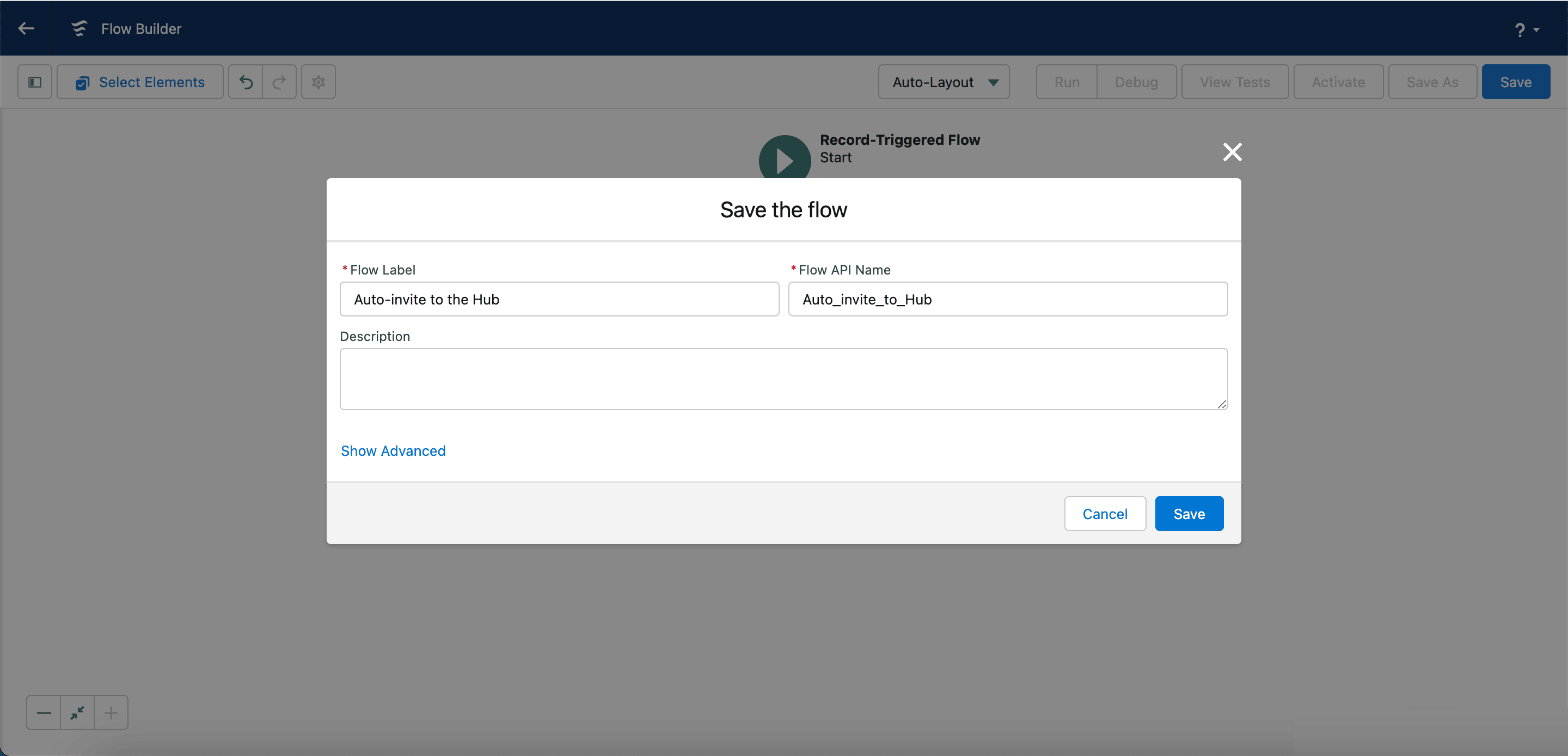 Ansicht Aufrufbare Methode für Hub-Einladungen für Neue Mitarbeiter automatisch in den Employee Hub einladen, Schritt 7