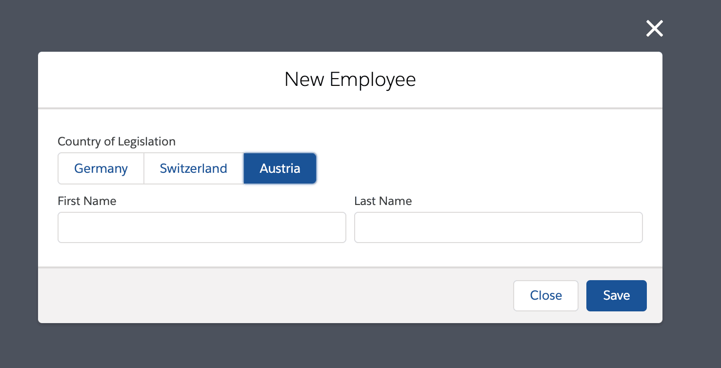 Neue Gesetzgebung als Employee-Datensatztyp verfügbar