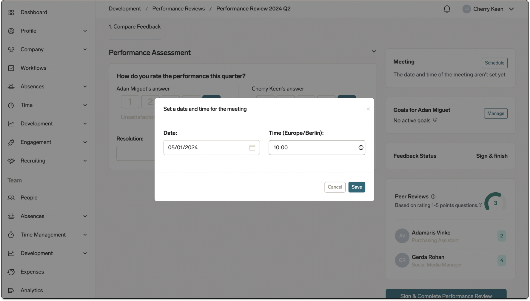 Peer Review Meeting 10