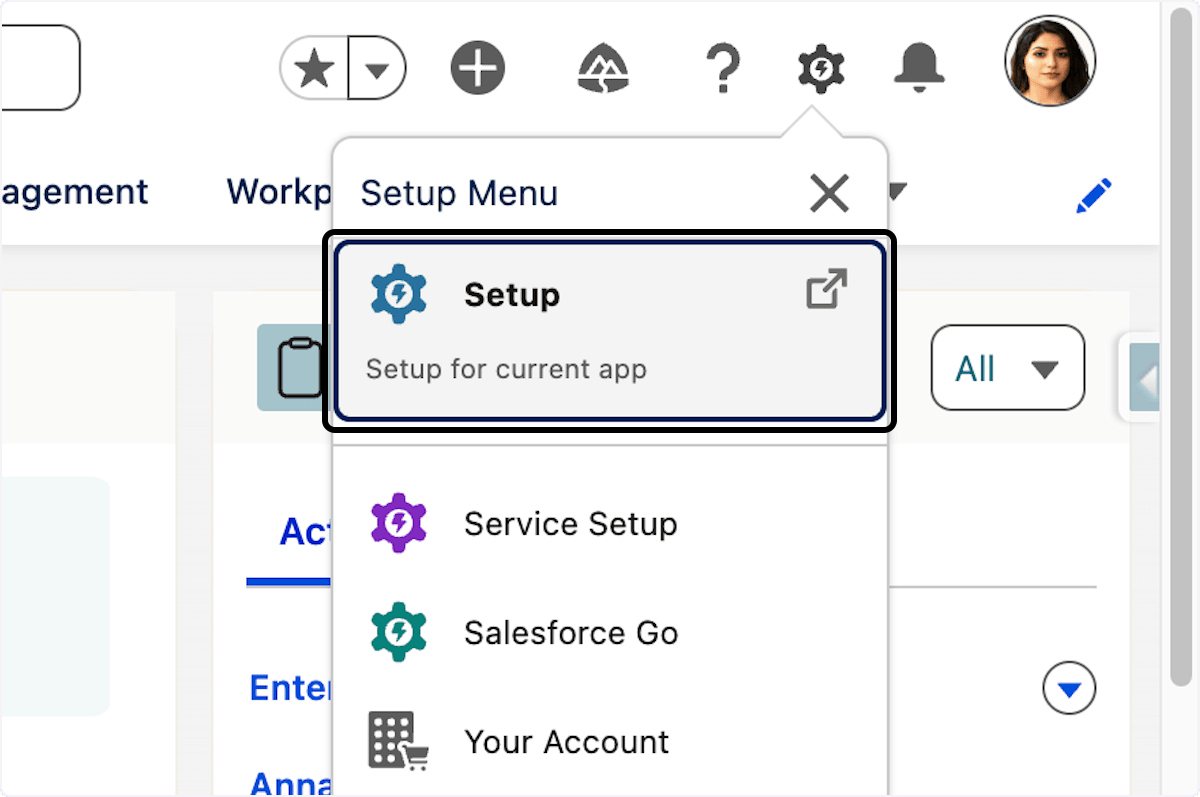 Salesforce Setup-Seite zum Erstellen eines Permission Sets