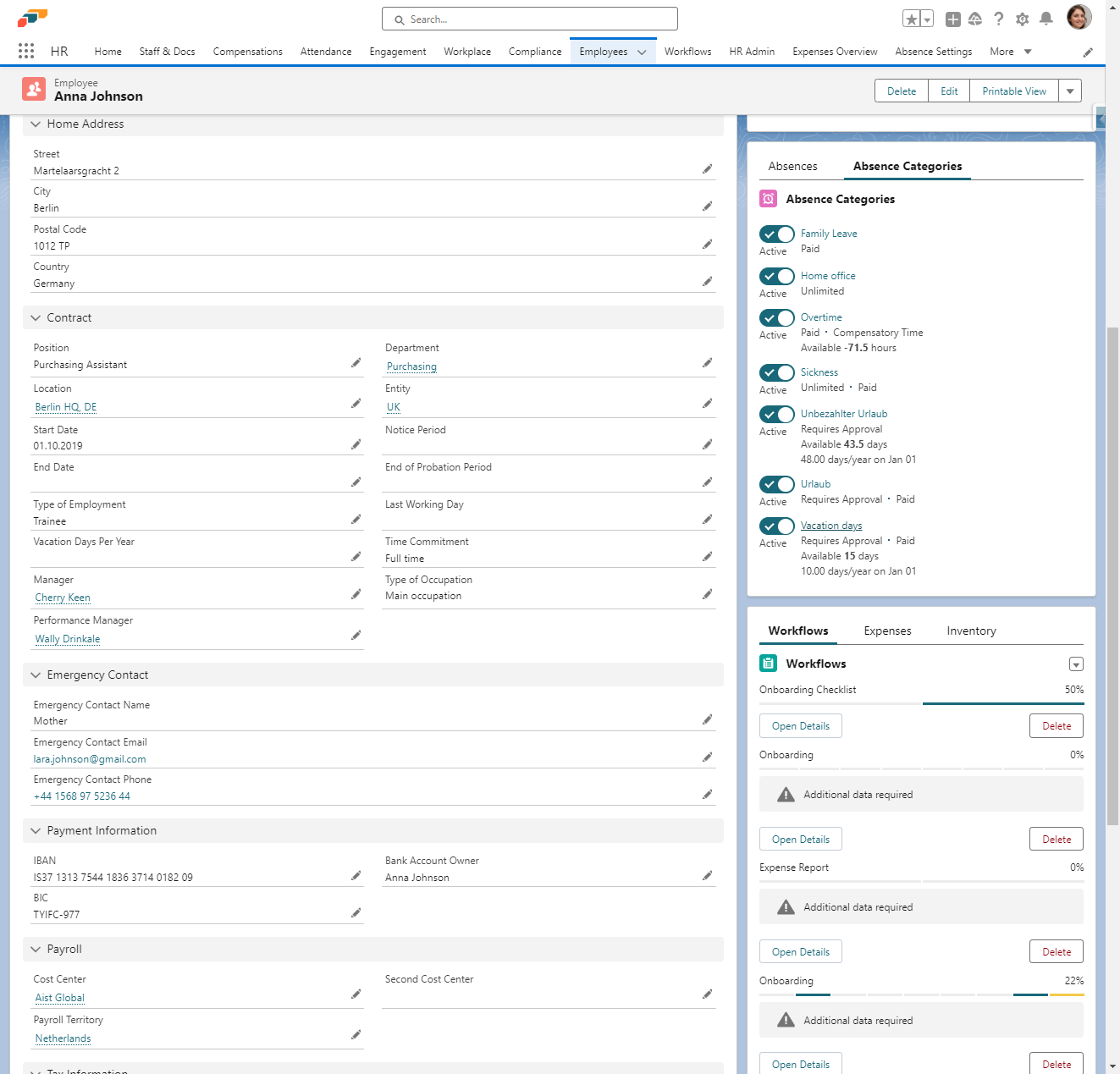 Wählen Sie die Anspruchsrichtlinie aus