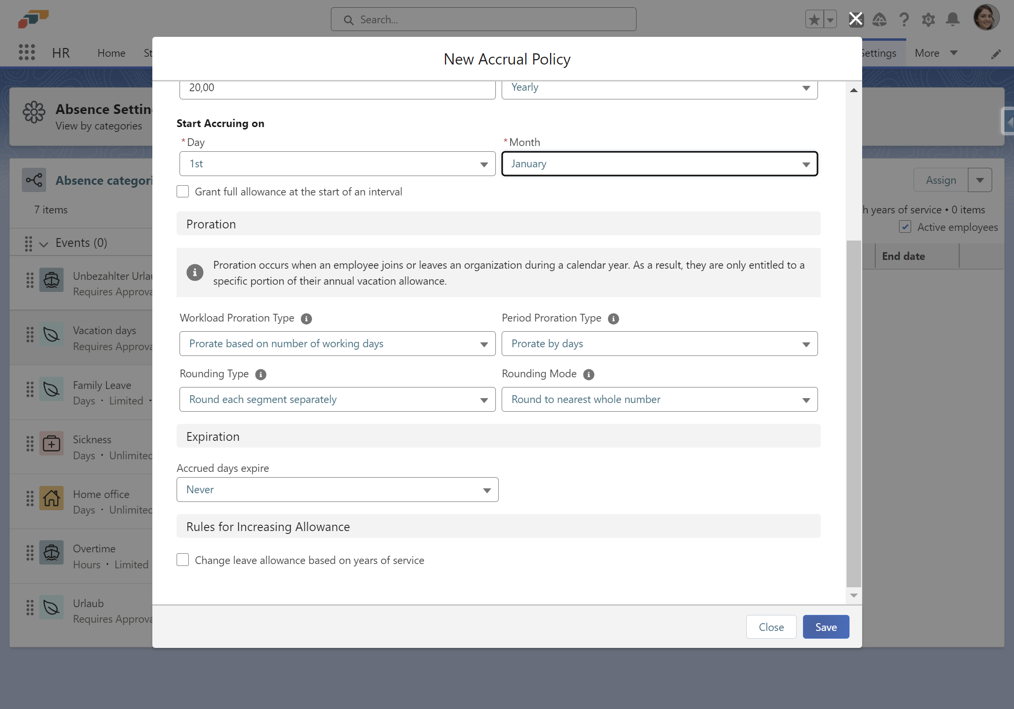 Wenn Sie fertig sind, klicken Sie auf Save.
