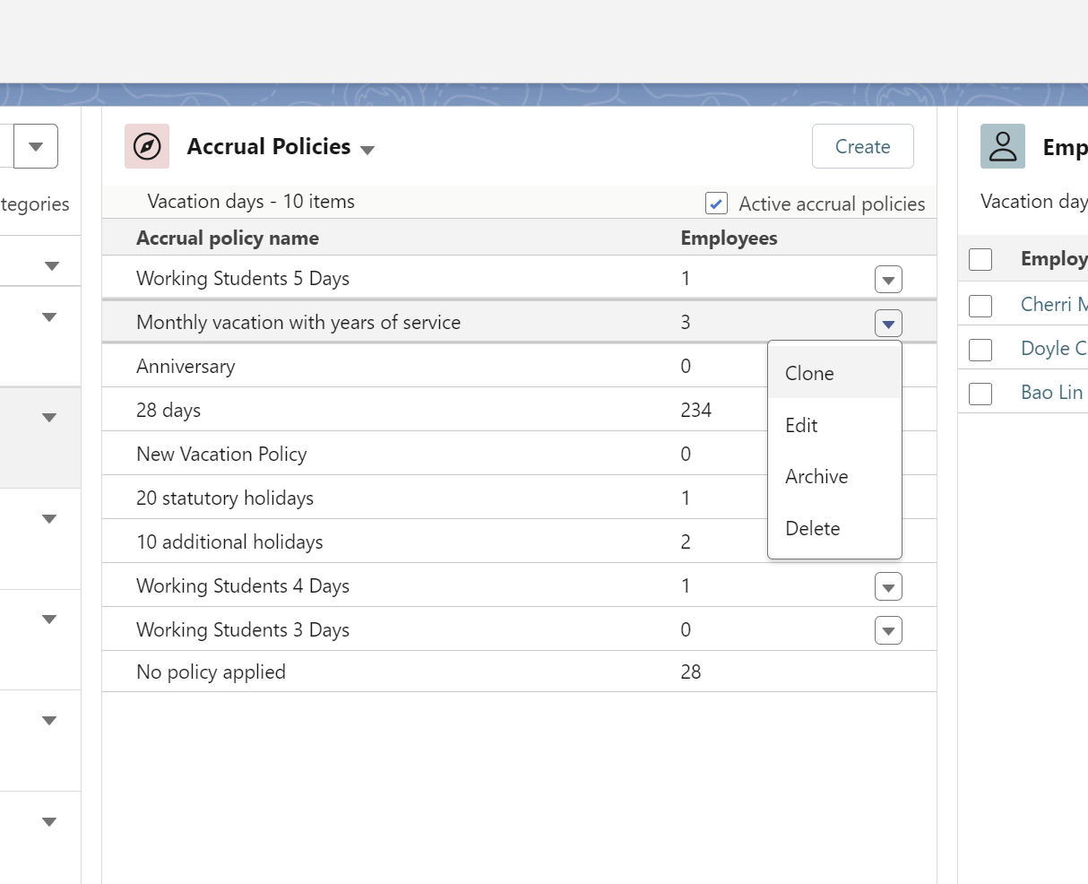 Sie können die alte Anspruchsrichtlinie nun archivieren.