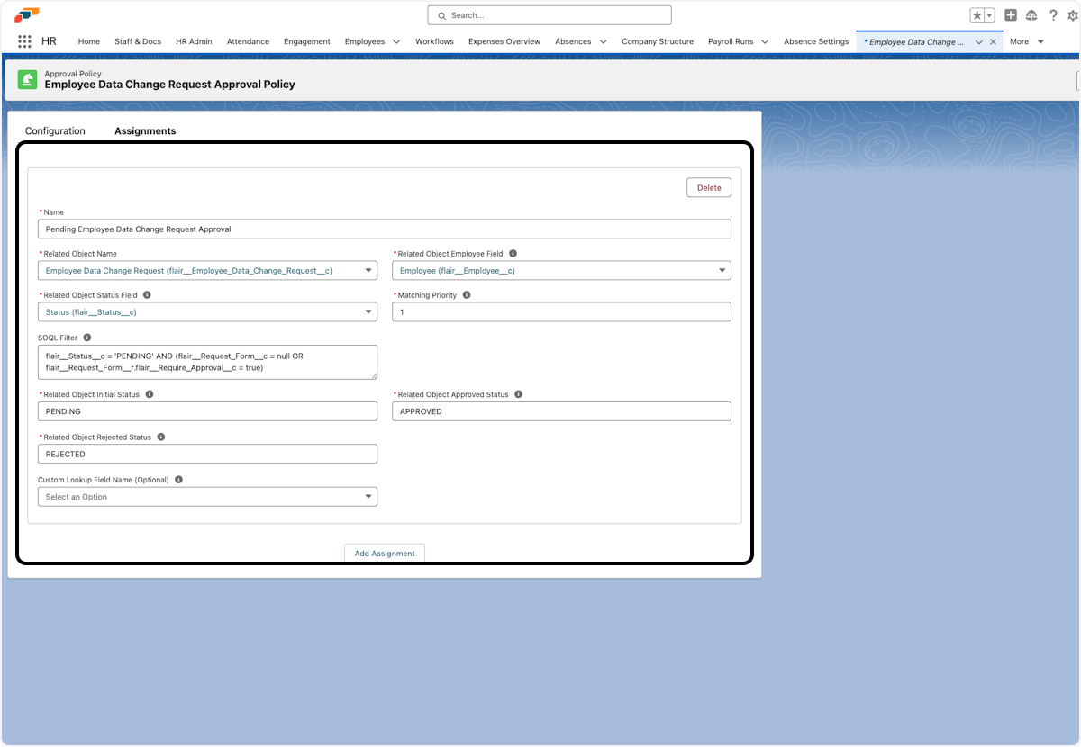 Click on Assignments