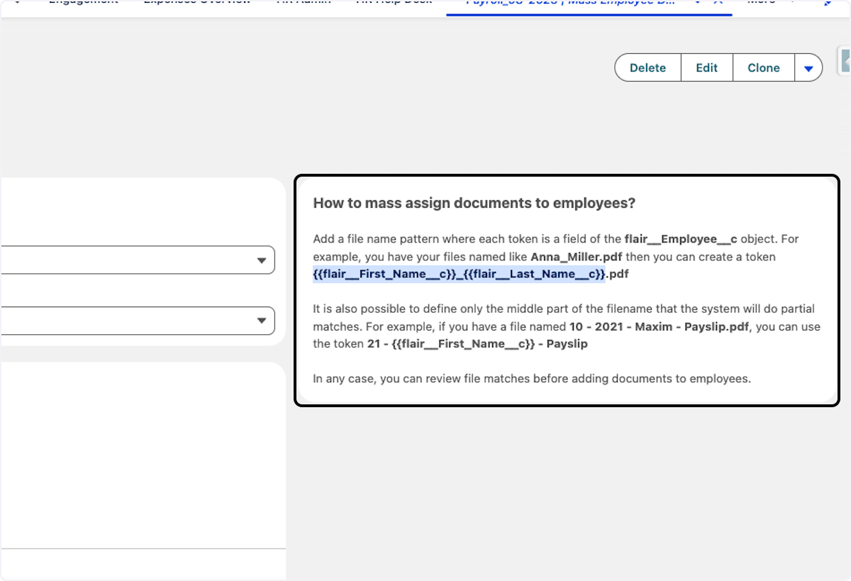 Simply copy them from the information box next to the template.