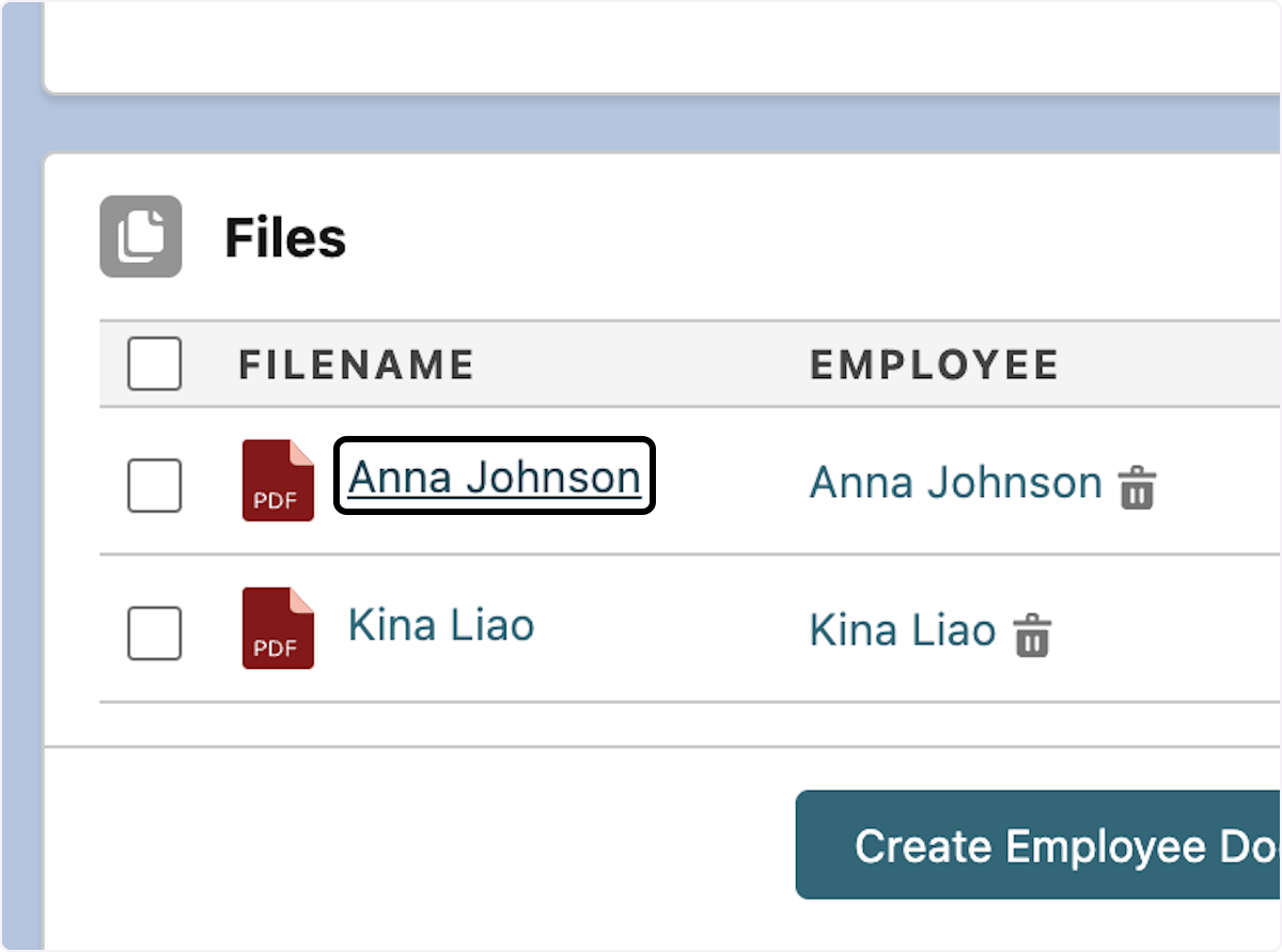 Click on Anna Johnson