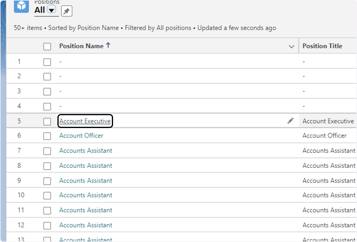 Please choose the employment term you wish to terminate.