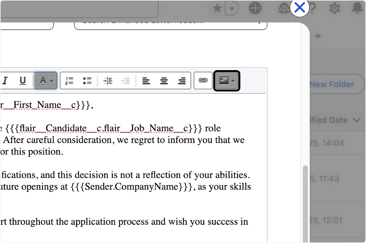 You can also insert images