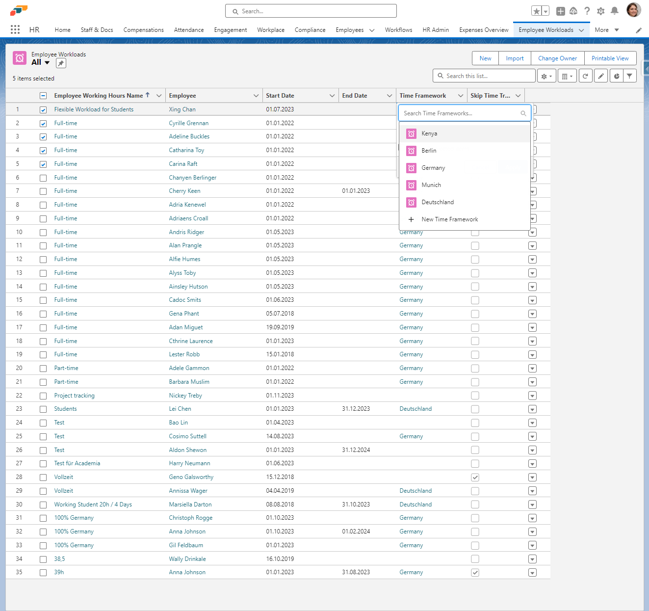 Click on any Location